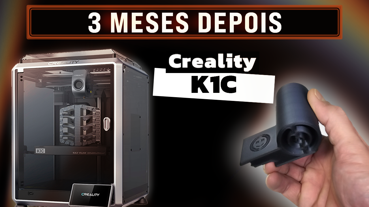 Creality K1C: Usei, testei e analisei em detalhes!